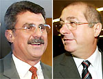 Os novos ministros Romero Juc e Paulo Bernardo