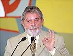 O presidente Lula, em discurso durante reunio com Conselho