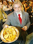 O presidente Lula, em evento em SP