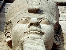 Fara do Egito Ramss 2, em Abu Simbel