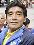 Maradona levou um "ol" da Sony em cima da hora