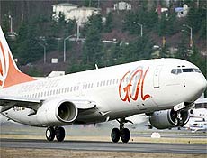 Boeing 737-800 da Gol, semelhante ao desaparecido na tarde desta sexta