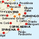 Veja o mapa da diviso de faces que comandam o trfico no Rio de Janeiro: Comando Vermelho, Terceiro Comando e Amigos dos Amigos