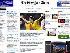 Edio eletrnica do "New York Times" diz que o Brasil jogou o suficiente para vencer croatas