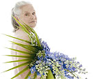 Dona Margarida, 82,  modelo com mais idade