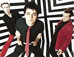 O trio californiano Green Day tem influncias punk