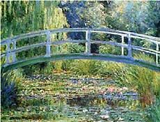 "A Ponte Japonesa", pintada por Monet em 1899, est ena National Gallery (EUA)