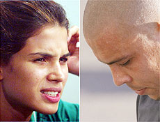 Aps um ano de namoro, modelo Raica e Ronaldo se separam; foto em jornal  piv