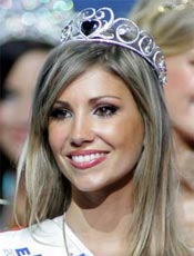 Alexandra Rosenfeld, 19, foi eleita a Miss Europa 2006