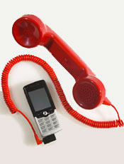 Telefone com design antigo da alem Retrostar