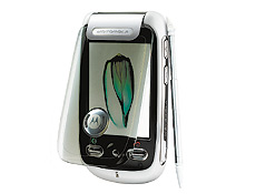 O Motorola A1200i, sem teclas, recebe comandos por uma tela sensvel ao toque