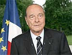 Chirac, 72, est no hospital militar de Val de Grace
