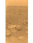 Imagem obtida pela Huygens da superfcie da lua Tit