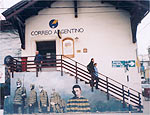 Correio de Ushuaia exibe figuras de antigos prisioneiros