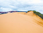 Deserto  formado por sedimentos de arenito