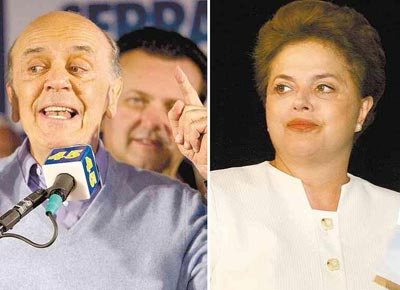 Jos Serra (PSDB) discursa em SP depois da confirmao do 2 turno - Dilma Rousseff (PT) concede entrevista para falar do segundo turno