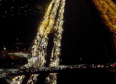 Congestionamento na marginal Tiet
