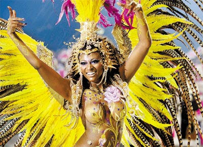 <b>Carnaval 2010:</b> Elaine Barbosa de Abreu, destaque da Rosas de Ouro