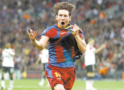 Sob o comando de Messi, Barcelona ganha a Liga dos Campees