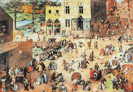 Reproduções De Pinturas Jogos de Crianças, 1560 por Pieter Bruegel