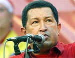 Hugo Chvez empolga Frum Social mais do que Lula