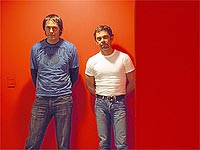 Ricardo Ribeiro ( esq.) e Virglio Neves, diretores de criao da Ogilvy
