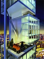 NOVA YORK Projeo de um cubo-apartamento de 1.000 m2 e 25 m de p-direito