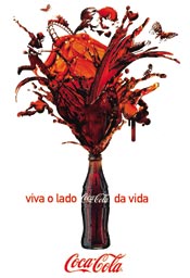 Mídia exterior da Coca-Cola