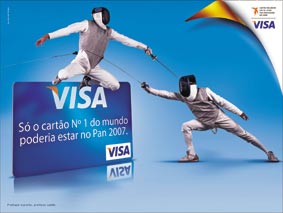 Campanha da Visa, que investiu em esportes