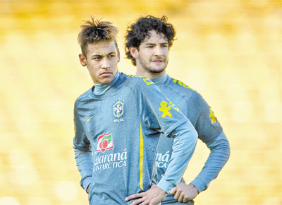 Neymar e Pato em Crdoba