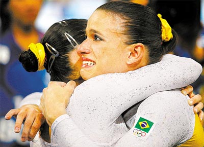 Jade Barbosa chora na classificao para a final