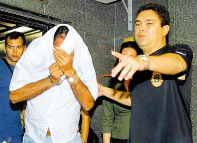 Paulo Trevisan, tio de Luiz Vedoin,  preso em Cuiab (MT) sob acusao de tentar vender dossi