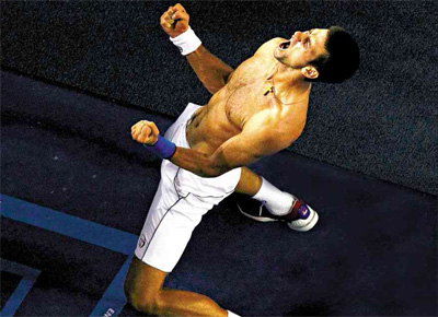 O tenista Novak Djokovic